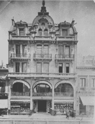 Click to enlarge historical photograph Casa Mappin in Buenos Aires (1910)