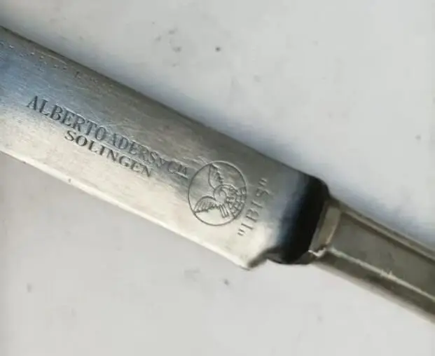 Click to enlarge historical photograph Alberto Aders y Cía. knife (made in Germany)