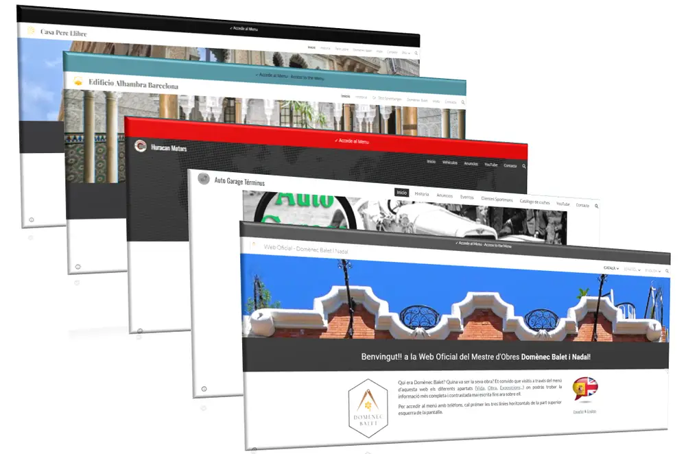 Click to enlarge historical photograph Collection of historical websites related to the Domènec Balet Nadal and José Roger Balet project