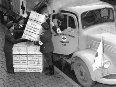 Cruz Roja 1956 - Ayuda Víctimas Revolución Húngara