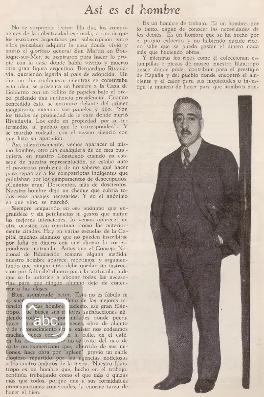 Hemeroteca española: revista Hojas españolas (mayo de 1934, n.º 23), portada dedicada a José Roger Balet