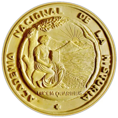 Click to enlarge historical photograph Emblem of the National Academy of History of Argentina