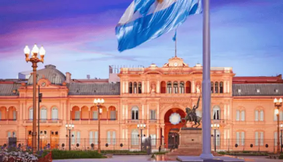 Click to enlarge historical photograph Casa Rosada, seat of the Argentine Government in Buenos Aires